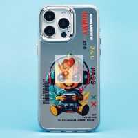 Чехол-накладка для Apple iPhone 15 Pro Max (груд) (прозрачный) - PC092 Чехол-накладка для Apple iPhone 15 Pro Max (груд) (прозрачный) - PC092