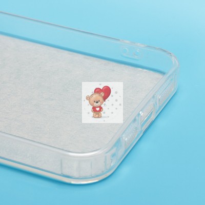 Чехол-накладка для Apple iPhone 15 Pro Max (груд) (прозрачный) - PC092 Чехол-накладка для Apple iPhone 15 Pro Max (груд) (прозрачный) - PC092