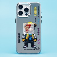 Чехол-накладка для Apple iPhone 15 Pro Max (мишка) (прозрачный) - PC092 Чехол-накладка для Apple iPhone 15 Pro Max (мишка) (прозрачный) - PC092