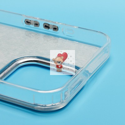Чехол-накладка для Apple iPhone 15 Pro Max (мишка) (прозрачный) - PC092 Чехол-накладка для Apple iPhone 15 Pro Max (мишка) (прозрачный) - PC092