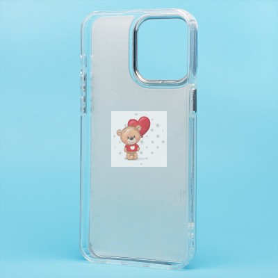 Чехол-накладка для Apple iPhone 15 Pro Max (собака) (прозрачный) - PC092 Чехол-накладка для Apple iPhone 15 Pro Max (собака) (прозрачный) - PC092