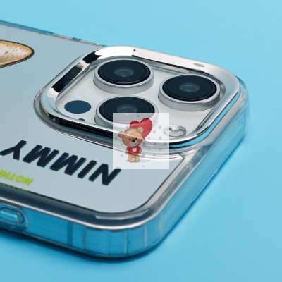 Чехол-накладка для Apple iPhone 15 Pro Max (собака) (прозрачный) - PC092 Чехол-накладка для Apple iPhone 15 Pro Max (собака) (прозрачный) - PC092