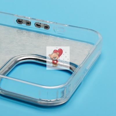 Чехол-накладка для Apple iPhone 15 Pro Max (собака) (прозрачный) - PC092 Чехол-накладка для Apple iPhone 15 Pro Max (собака) (прозрачный) - PC092