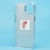 Чехол-накладка для Apple iPhone 15 (кот) (прозрачный) - PC092