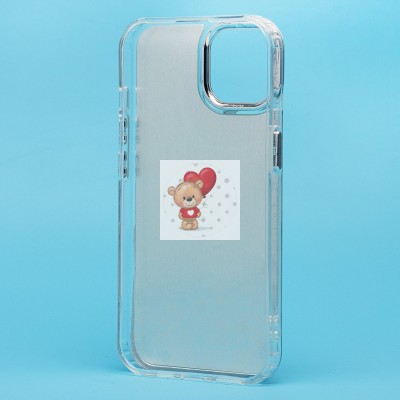 Чехол-накладка для Apple iPhone 15 (собака) (прозрачный) - PC092 Чехол-накладка для Apple iPhone 15 (собака) (прозрачный) - PC092