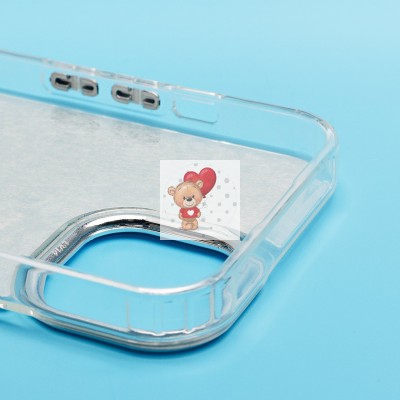 Чехол-накладка для Apple iPhone 15 (собака) (прозрачный) - PC092 Чехол-накладка для Apple iPhone 15 (собака) (прозрачный) - PC092