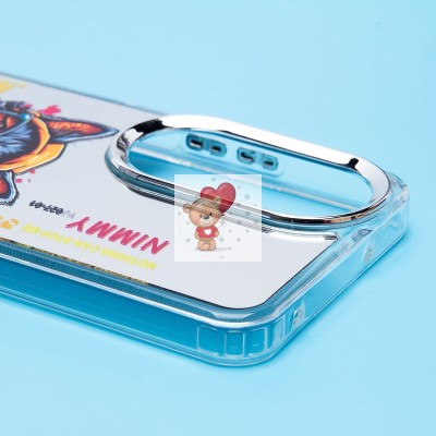 Чехол-накладка для Honor X7b (кот) (прозрачный) - PC092