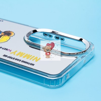 Чехол-накладка для Honor X7b (мишка) (прозрачный) - PC092