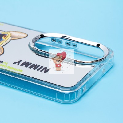 Чехол-накладка для Honor X7b (собака) (прозрачный) - PC092 Чехол-накладка для Honor X7b (собака) (прозрачный) - PC092