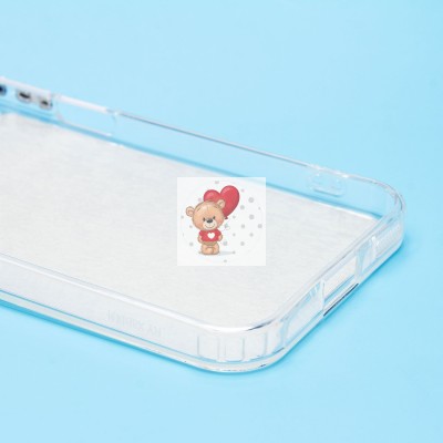 Чехол-накладка для Honor X8b (мишка) (прозрачный) - PC092 Чехол-накладка для Honor X8b (мишка) (прозрачный) - PC092
