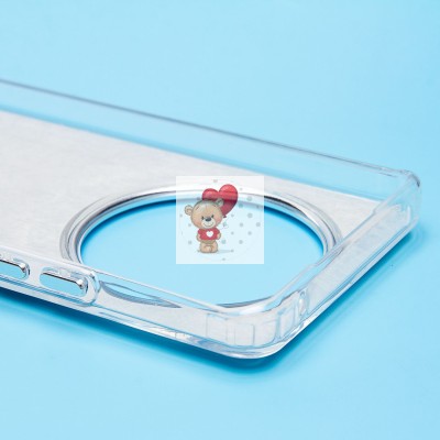 Чехол-накладка для Honor X9b (енот) (прозрачный) - PC092 Чехол-накладка для Honor X9b (енот) (прозрачный) - PC092