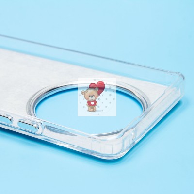 Чехол-накладка для Honor X9b (мишка) (прозрачный) - PC092 Чехол-накладка для Honor X9b (мишка) (прозрачный) - PC092