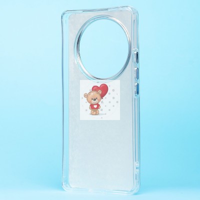 Чехол-накладка для Honor X9b (собака) (прозрачный) - PC092