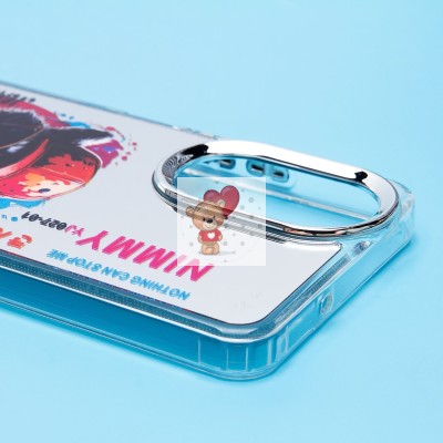 Чехол-накладка для Realme C67 4G (енот) (прозрачный) - PC092 Чехол-накладка для Realme C67 4G (енот) (прозрачный) - PC092