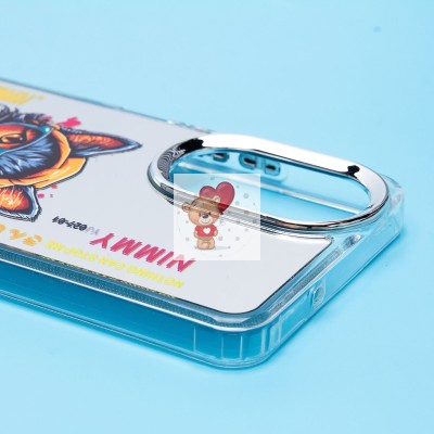 Чехол-накладка для Realme C67 4G (кот) (прозрачный) - PC092 Чехол-накладка для Realme C67 4G (кот) (прозрачный) - PC092