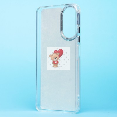 Чехол-накладка для Realme C67 4G (мишка) (прозрачный) - PC092 Чехол-накладка для Realme C67 4G (мишка) (прозрачный) - PC092