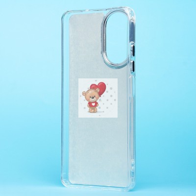 Чехол-накладка для Realme C67 4G (собака) (прозрачный) - PC092 Чехол-накладка для Realme C67 4G (собака) (прозрачный) - PC092