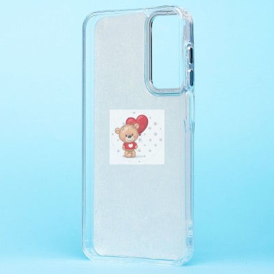 Чехол-накладка для Samsung Galaxy A15 5G (груд) (прозрачный) - PC092