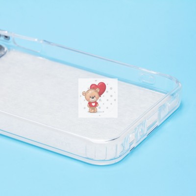 Чехол-накладка для Samsung Galaxy A15 5G (груд) (прозрачный) - PC092