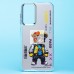 Чехол-накладка для Samsung Galaxy A15 5G (мишка) (прозрачный) - PC092