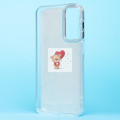 Чехол-накладка для Samsung Galaxy A15 5G (мишка) (прозрачный) - PC092 Чехол-накладка для Samsung Galaxy A15 5G (мишка) (прозрачный) - PC092