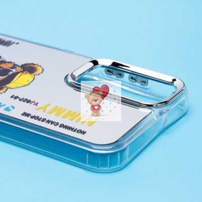 Чехол-накладка для Samsung Galaxy A15 5G (мишка) (прозрачный) - PC092 Чехол-накладка для Samsung Galaxy A15 5G (мишка) (прозрачный) - PC092