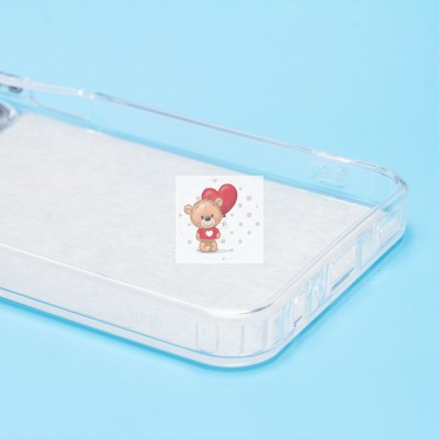 Чехол-накладка для Samsung Galaxy A15 5G (мишка) (прозрачный) - PC092 Чехол-накладка для Samsung Galaxy A15 5G (мишка) (прозрачный) - PC092