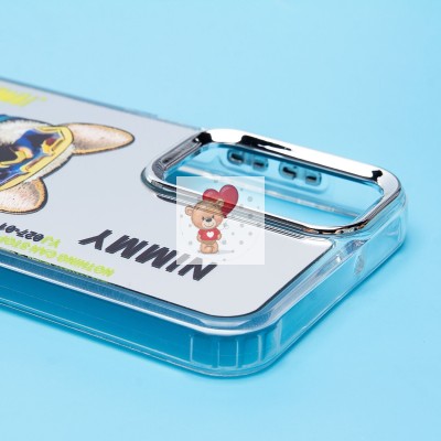 Чехол-накладка для Samsung Galaxy A15 5G (собака) (прозрачный) - PC092 Чехол-накладка для Samsung Galaxy A15 5G (собака) (прозрачный) - PC092