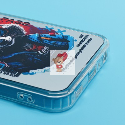 Чехол-накладка для Samsung Galaxy A25 (енот) (прозрачный) - PC092 Чехол-накладка для Samsung Galaxy A25 (енот) (прозрачный) - PC092