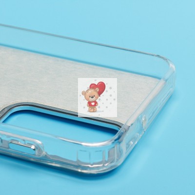 Чехол-накладка для Samsung Galaxy A25 (енот) (прозрачный) - PC092 Чехол-накладка для Samsung Galaxy A25 (енот) (прозрачный) - PC092