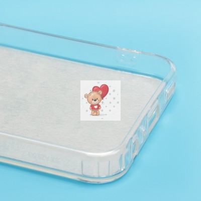 Чехол-накладка для Samsung Galaxy A25 (енот) (прозрачный) - PC092 Чехол-накладка для Samsung Galaxy A25 (енот) (прозрачный) - PC092