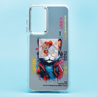 Чехол-накладка для Samsung Galaxy A25 (кот) (прозрачный) - PC092 Чехол-накладка для Samsung Galaxy A25 (кот) (прозрачный) - PC092