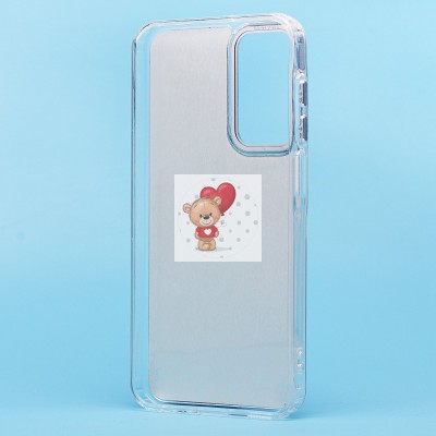 Чехол-накладка для Samsung Galaxy A25 (кот) (прозрачный) - PC092 Чехол-накладка для Samsung Galaxy A25 (кот) (прозрачный) - PC092