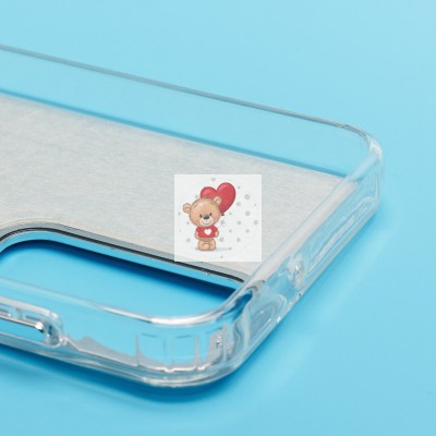 Чехол-накладка для Samsung Galaxy A25 (мишка) (прозрачный) - PC092