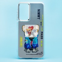 Чехол-накладка для Samsung Galaxy A25 (собака) (прозрачный) - PC092 Чехол-накладка для Samsung Galaxy A25 (собака) (прозрачный) - PC092