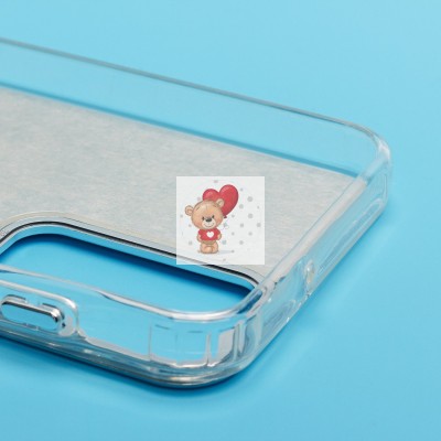 Чехол-накладка для Samsung Galaxy A25 (собака) (прозрачный) - PC092