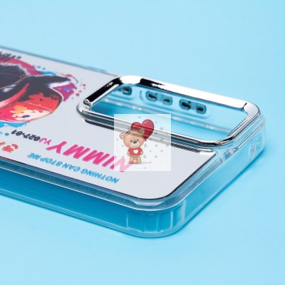 Чехол-накладка для Samsung Galaxy A35 (енот) (прозрачный) - PC092 Чехол-накладка для Samsung Galaxy A35 (енот) (прозрачный) - PC092