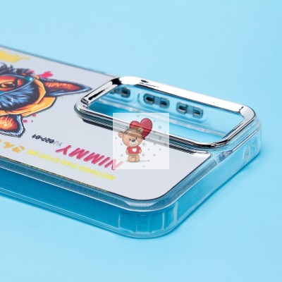 Чехол-накладка для Samsung Galaxy A35 (кот) (прозрачный) - PC092 Чехол-накладка для Samsung Galaxy A35 (кот) (прозрачный) - PC092