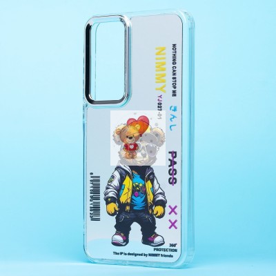 Чехол-накладка для Samsung Galaxy A35 (мишка) (прозрачный) - PC092 Чехол-накладка для Samsung Galaxy A35 (мишка) (прозрачный) - PC092