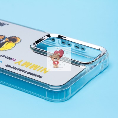 Чехол-накладка для Samsung Galaxy A35 (мишка) (прозрачный) - PC092 Чехол-накладка для Samsung Galaxy A35 (мишка) (прозрачный) - PC092