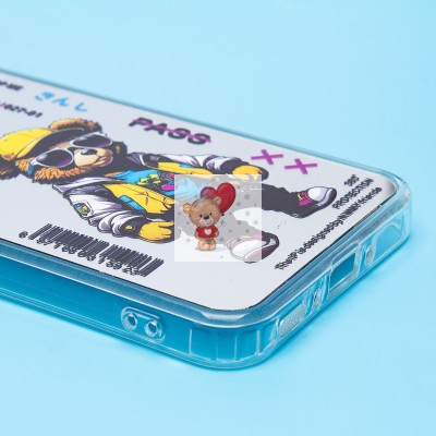 Чехол-накладка для Samsung Galaxy A35 (мишка) (прозрачный) - PC092 Чехол-накладка для Samsung Galaxy A35 (мишка) (прозрачный) - PC092