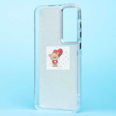 Чехол-накладка для Samsung Galaxy A35 (собака) (прозрачный) - PC092