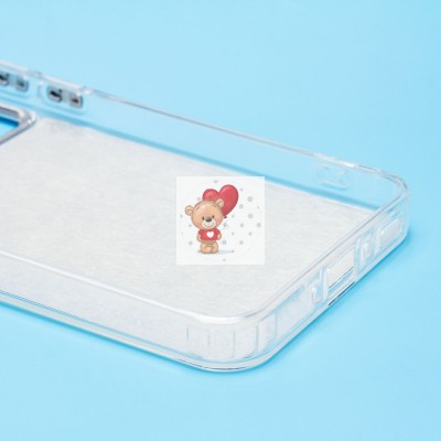 Чехол-накладка для Samsung Galaxy A35 (собака) (прозрачный) - PC092