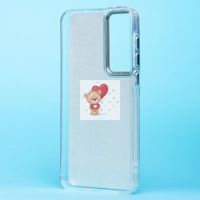 Чехол-накладка для Samsung Galaxy A55 (груд) (прозрачный) - PC092