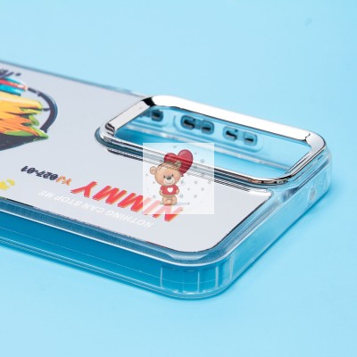 Чехол-накладка для Samsung Galaxy A55 (груд) (прозрачный) - PC092