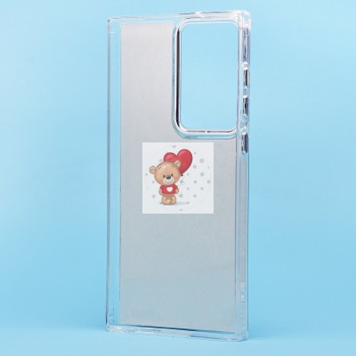 Чехол-накладка для Samsung Galaxy S23 Ultra (груд) (прозрачный) - PC092