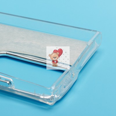 Чехол-накладка для Samsung Galaxy S23 Ultra (енот) (прозрачный) - PC092