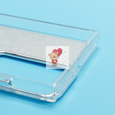 Чехол-накладка для Samsung Galaxy S23 Ultra (мишка) (прозрачный) - PC092 Чехол-накладка для Samsung Galaxy S23 Ultra (мишка) (прозрачный) - PC092