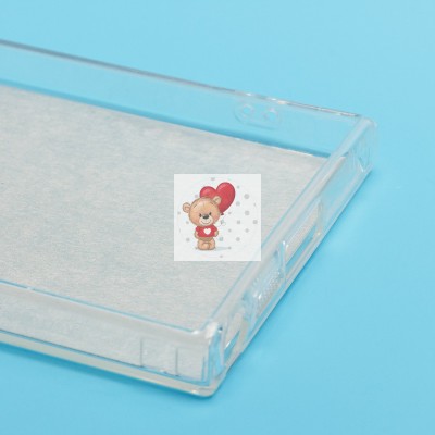 Чехол-накладка для Samsung Galaxy S23 Ultra (мишка) (прозрачный) - PC092 Чехол-накладка для Samsung Galaxy S23 Ultra (мишка) (прозрачный) - PC092