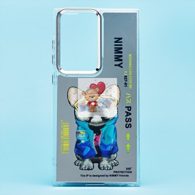 Чехол-накладка для Samsung Galaxy S23 Ultra (собака) (прозрачный) - PC092 Чехол-накладка для Samsung Galaxy S23 Ultra (собака) (прозрачный) - PC092